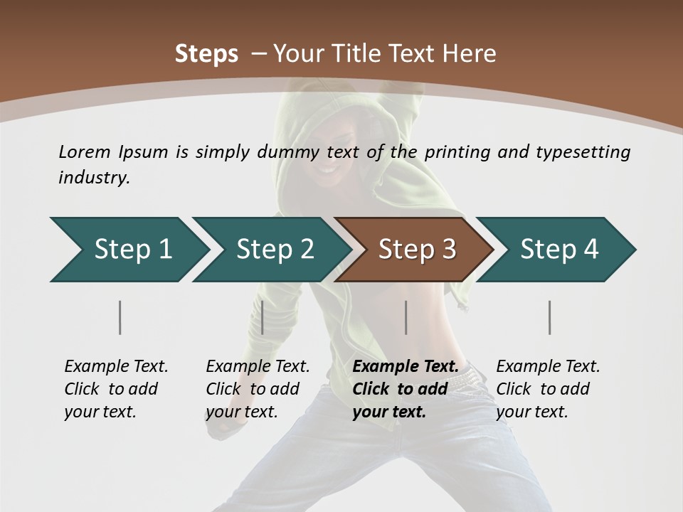 Grace Agility Jump PowerPoint Template