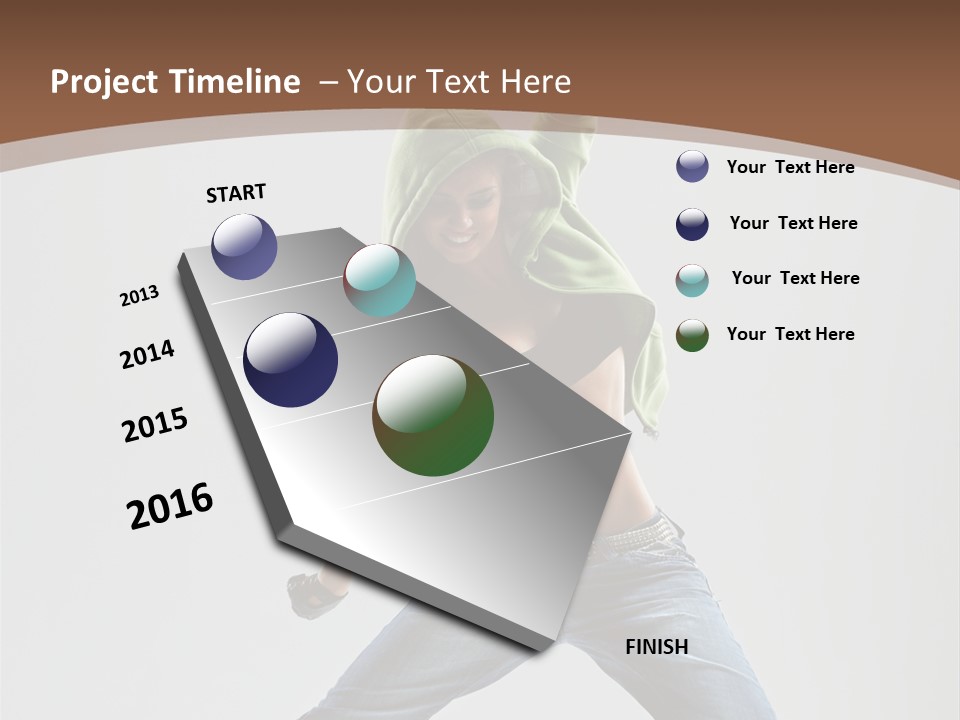 Grace Agility Jump PowerPoint Template