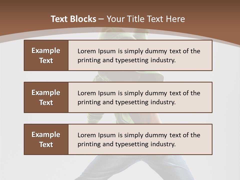 Grace Agility Jump PowerPoint Template