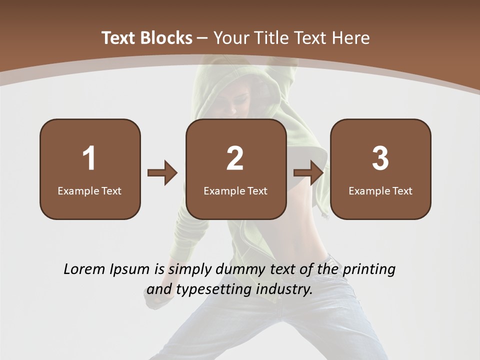 Grace Agility Jump PowerPoint Template