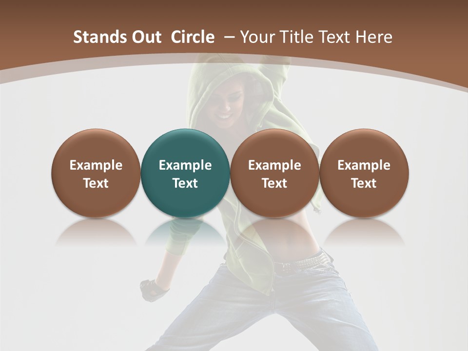 Grace Agility Jump PowerPoint Template