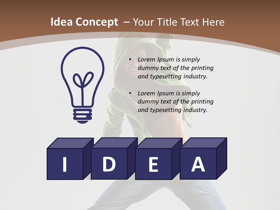 Grace Agility Jump PowerPoint Template