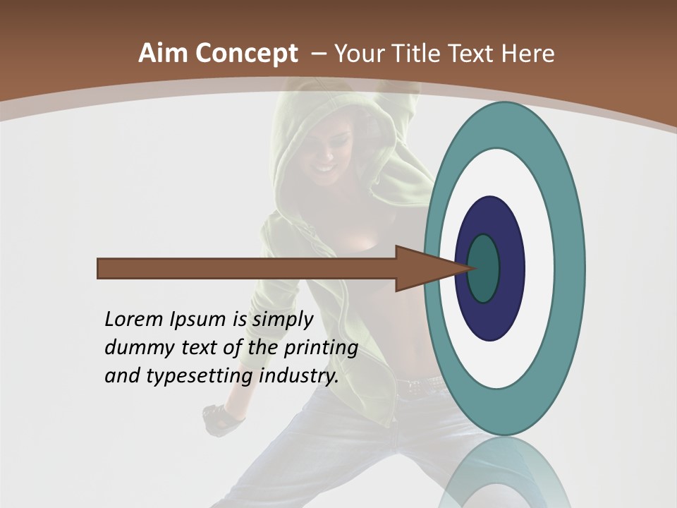 Grace Agility Jump PowerPoint Template
