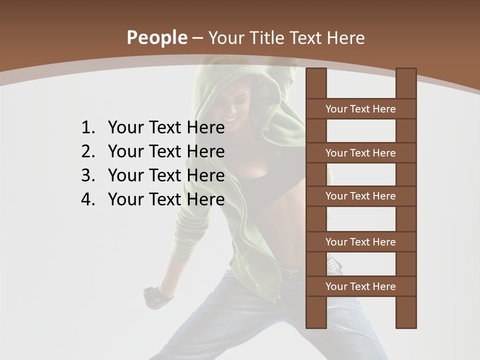 Grace Agility Jump PowerPoint Template