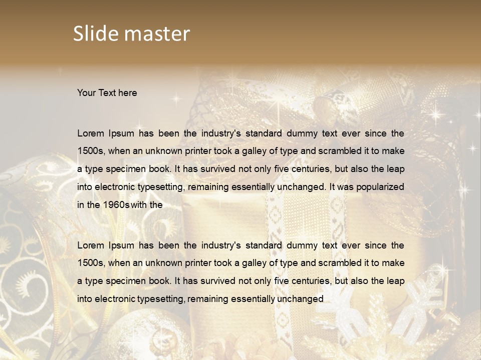 Detail Tradition Box PowerPoint Template