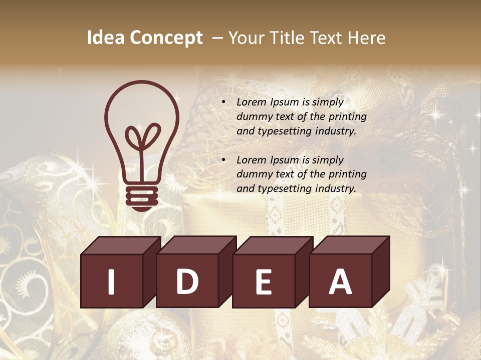 Detail Tradition Box PowerPoint Template