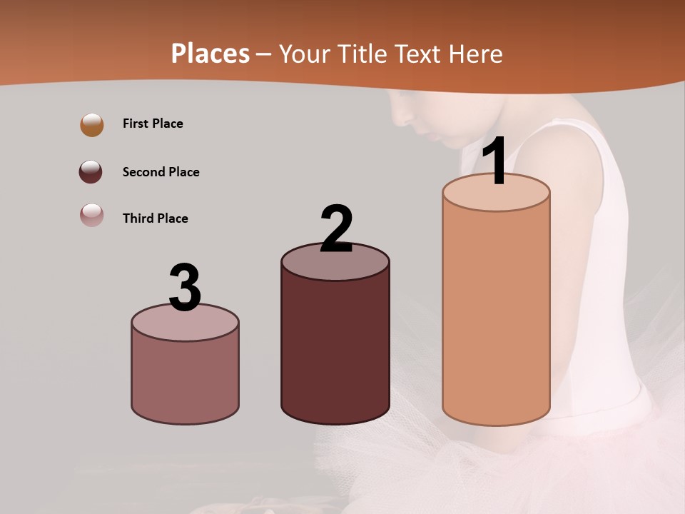 Portrait Petite Daughter PowerPoint Template