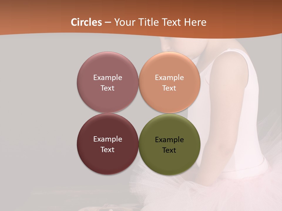 Portrait Petite Daughter PowerPoint Template