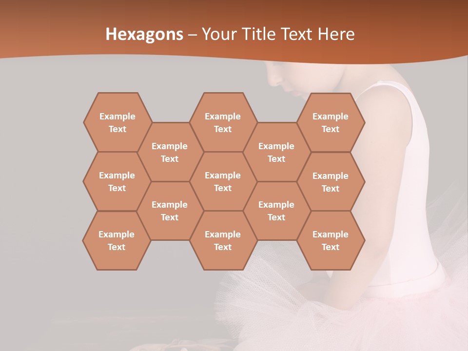 Portrait Petite Daughter PowerPoint Template