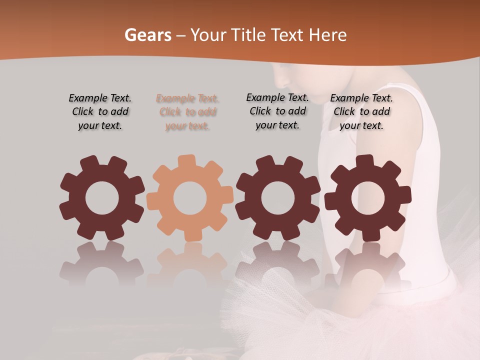 Portrait Petite Daughter PowerPoint Template