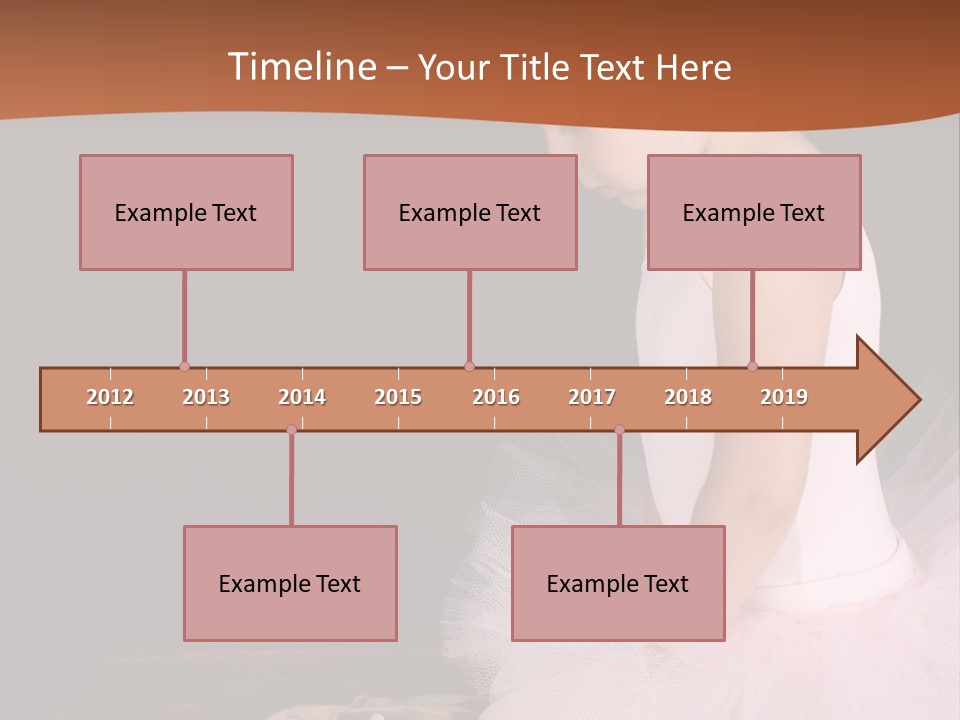 Portrait Petite Daughter PowerPoint Template