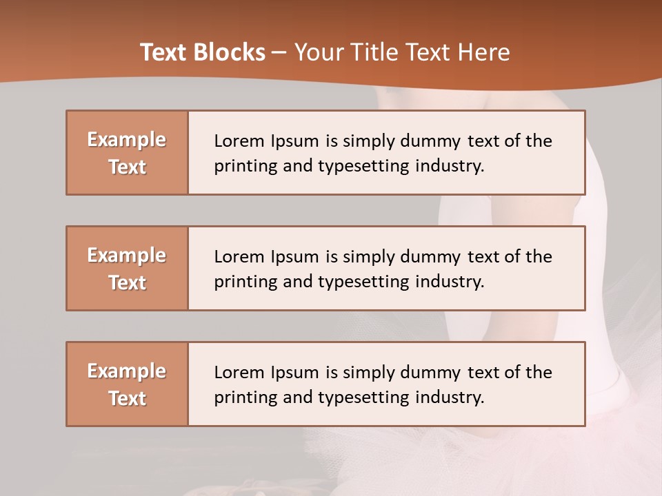 Portrait Petite Daughter PowerPoint Template