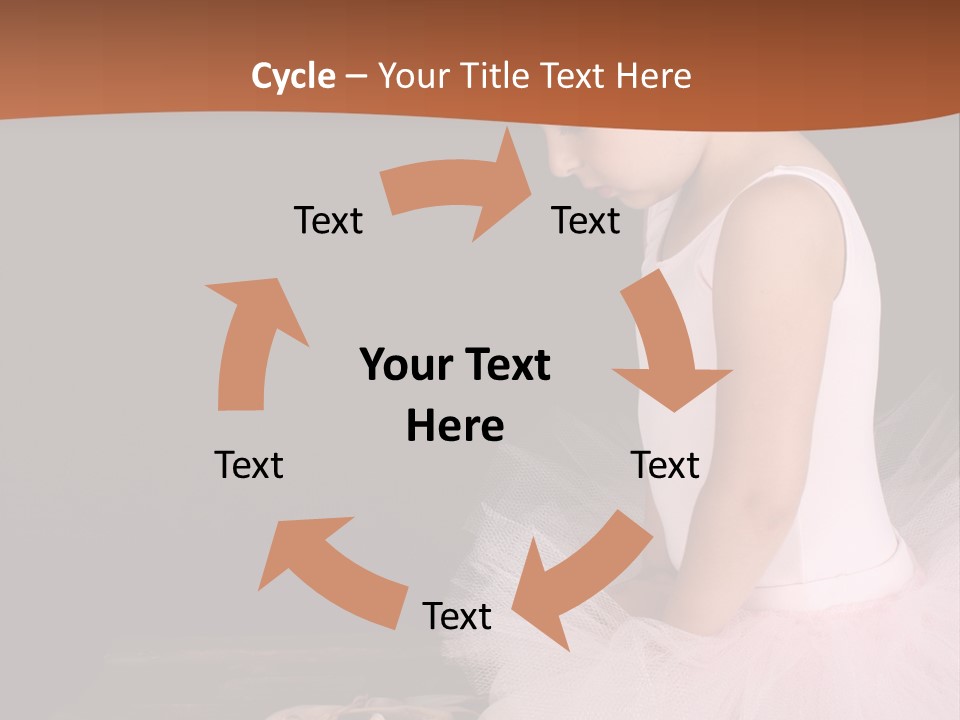 Portrait Petite Daughter PowerPoint Template