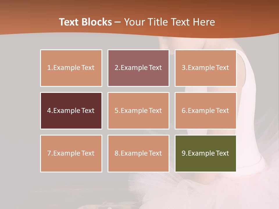 Portrait Petite Daughter PowerPoint Template