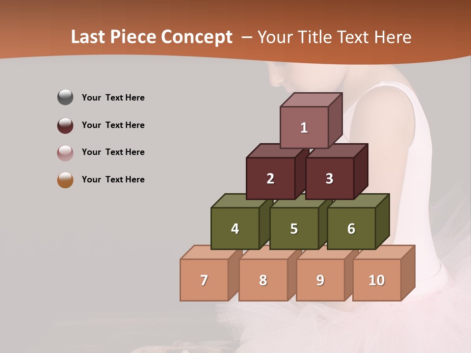 Portrait Petite Daughter PowerPoint Template