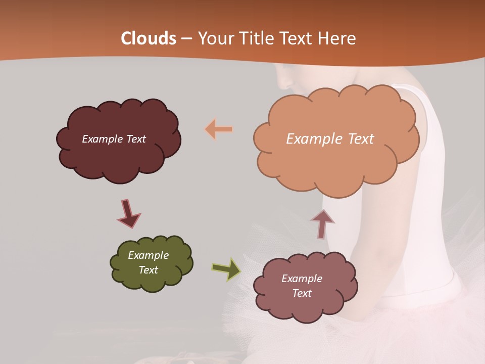 Portrait Petite Daughter PowerPoint Template