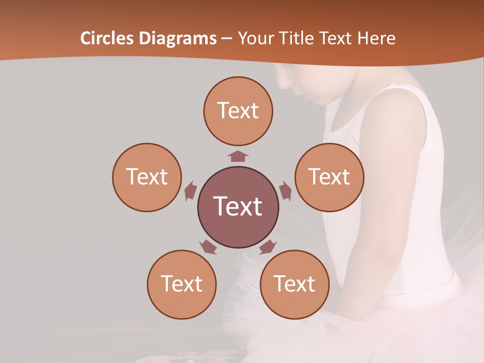 Portrait Petite Daughter PowerPoint Template