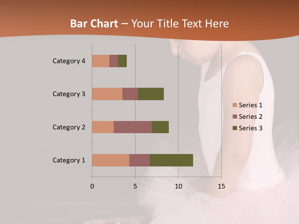 Portrait Petite Daughter PowerPoint Template