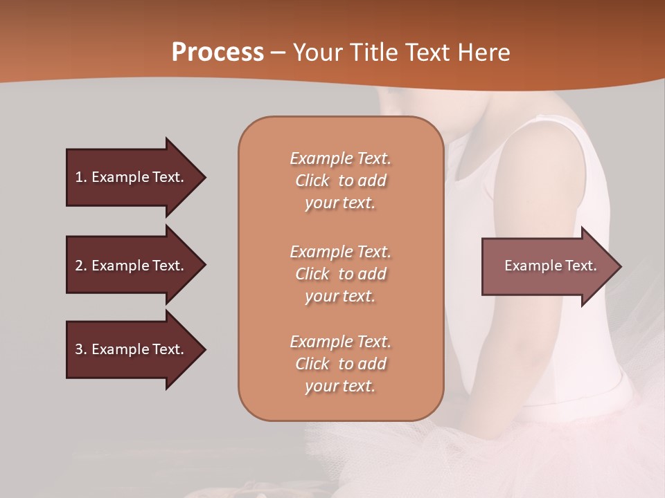 Portrait Petite Daughter PowerPoint Template