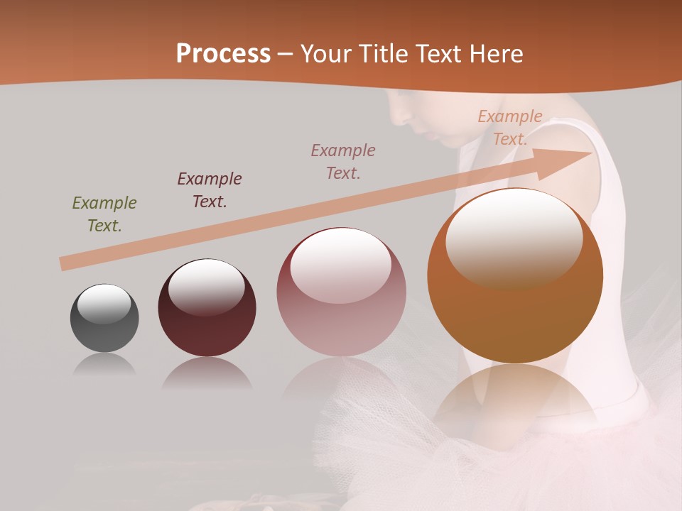 Portrait Petite Daughter PowerPoint Template