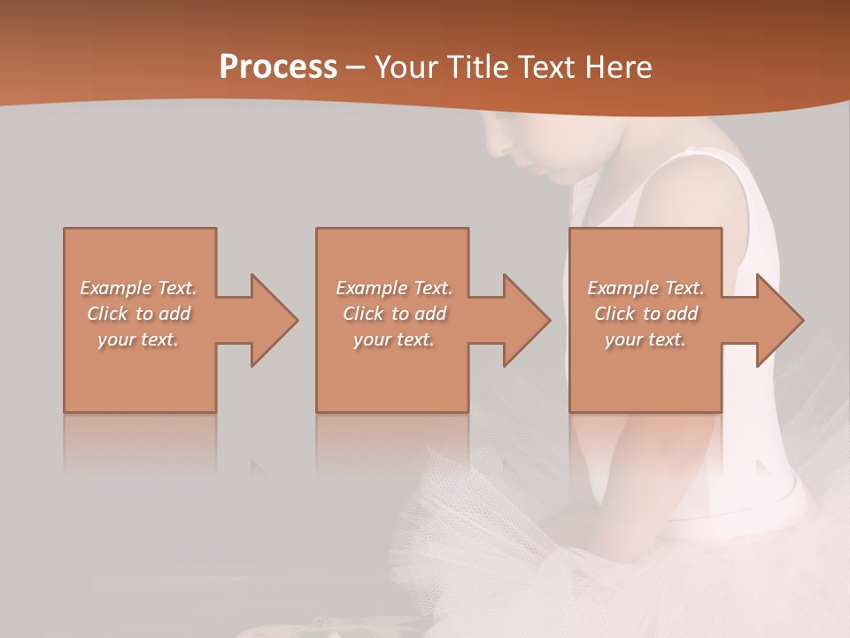 Portrait Petite Daughter PowerPoint Template