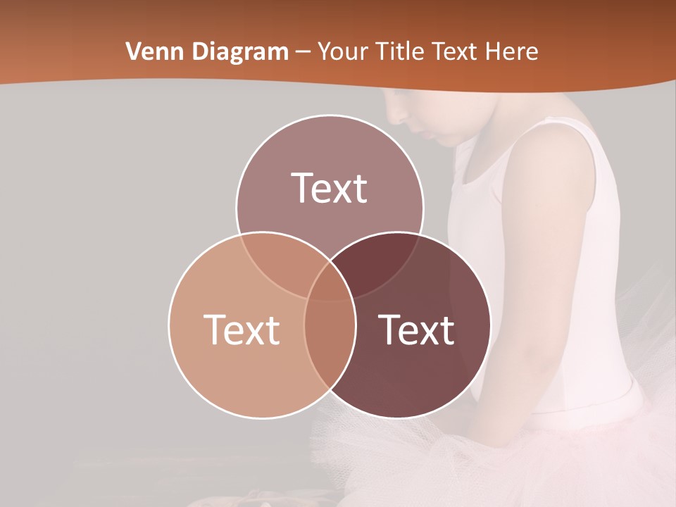 Portrait Petite Daughter PowerPoint Template