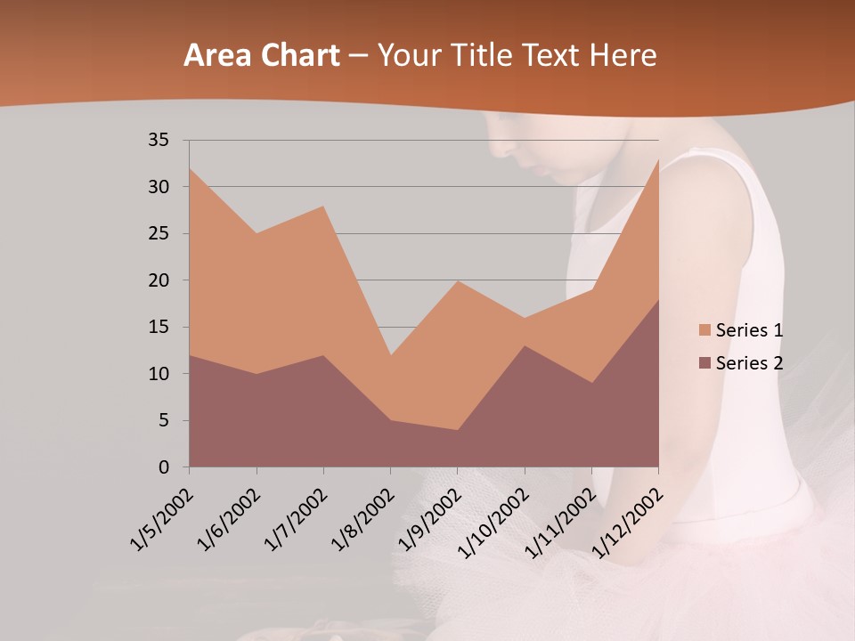 Portrait Petite Daughter PowerPoint Template