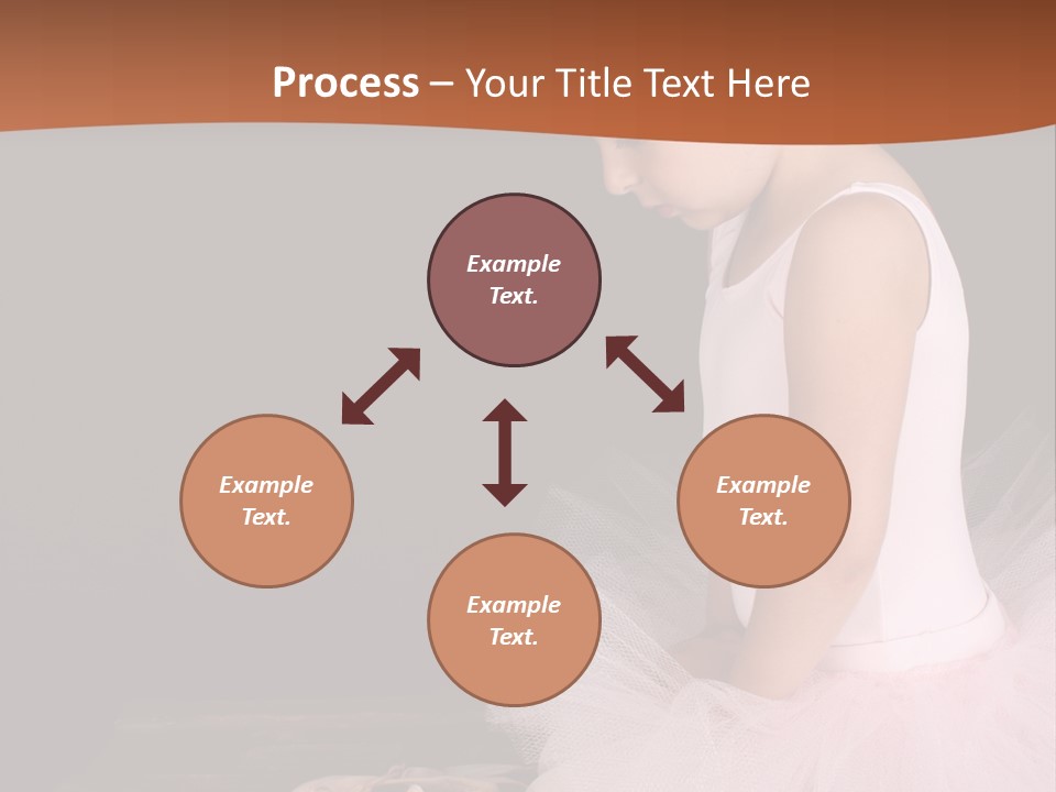 Portrait Petite Daughter PowerPoint Template