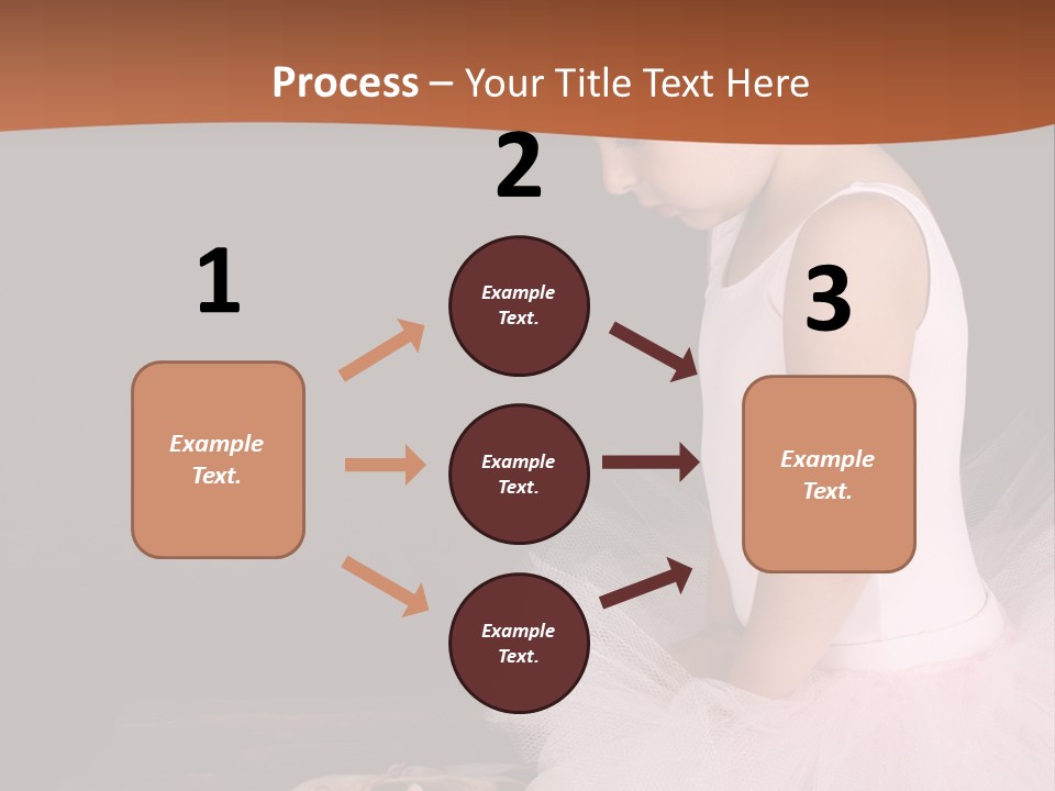 Portrait Petite Daughter PowerPoint Template