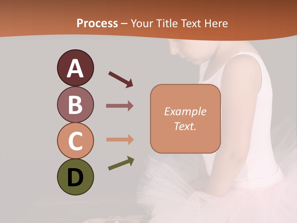 Portrait Petite Daughter PowerPoint Template