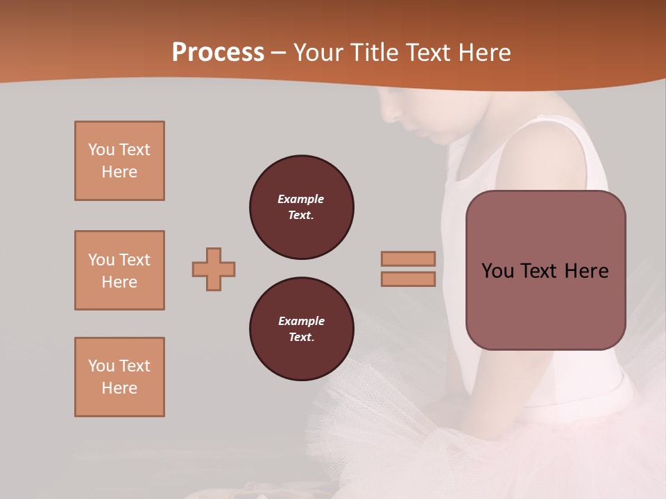 Portrait Petite Daughter PowerPoint Template