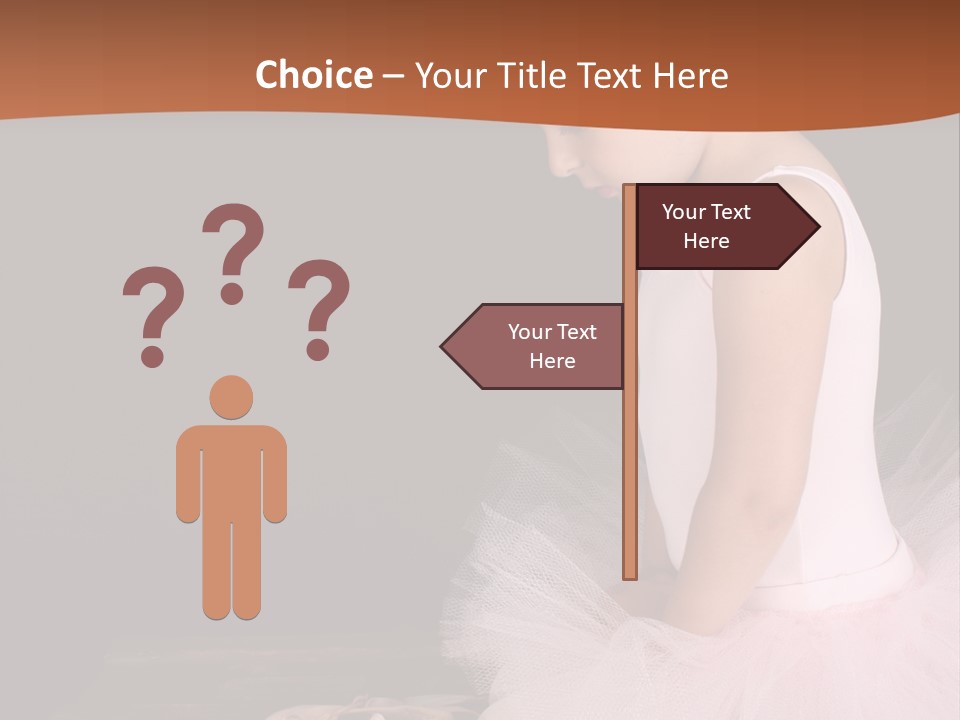 Portrait Petite Daughter PowerPoint Template