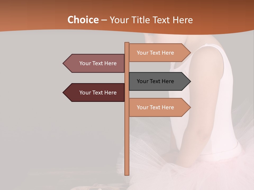 Portrait Petite Daughter PowerPoint Template