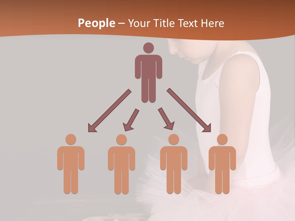 Portrait Petite Daughter PowerPoint Template