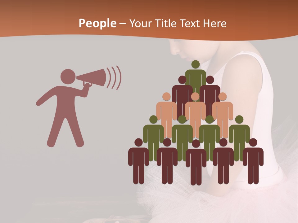 Portrait Petite Daughter PowerPoint Template