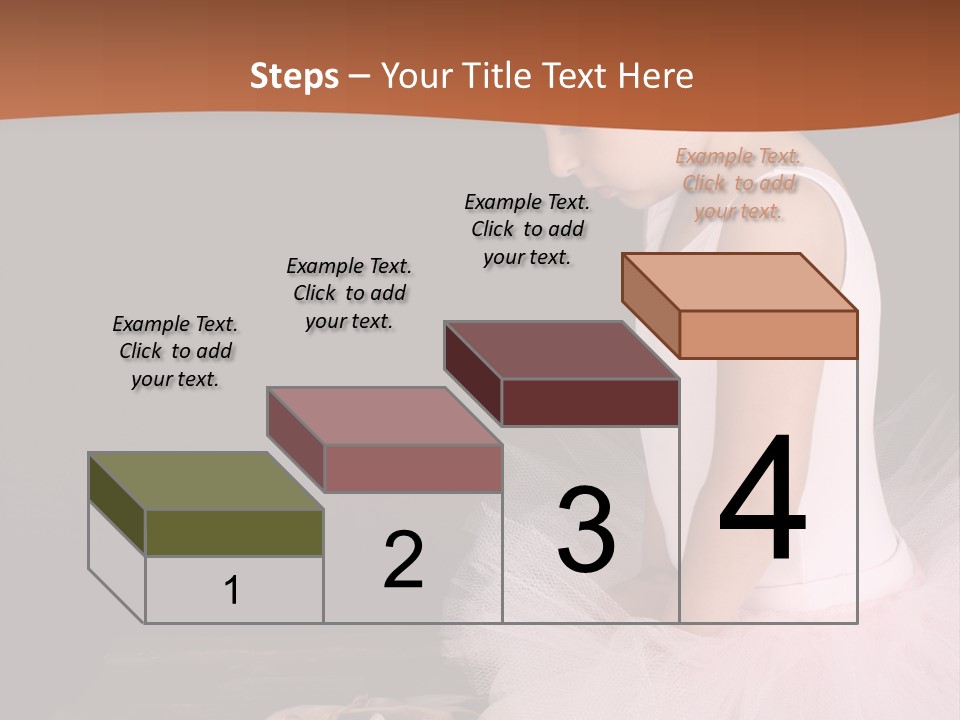 Portrait Petite Daughter PowerPoint Template