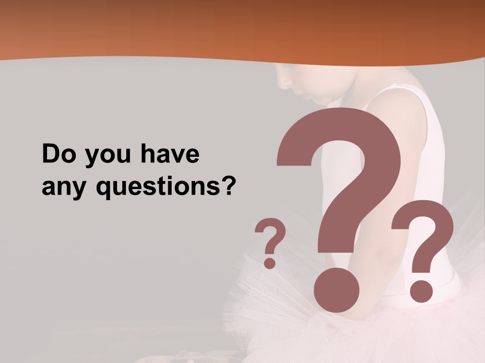 Portrait Petite Daughter PowerPoint Template