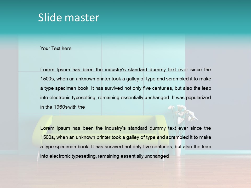 Minimalism Indoor Residential PowerPoint Template