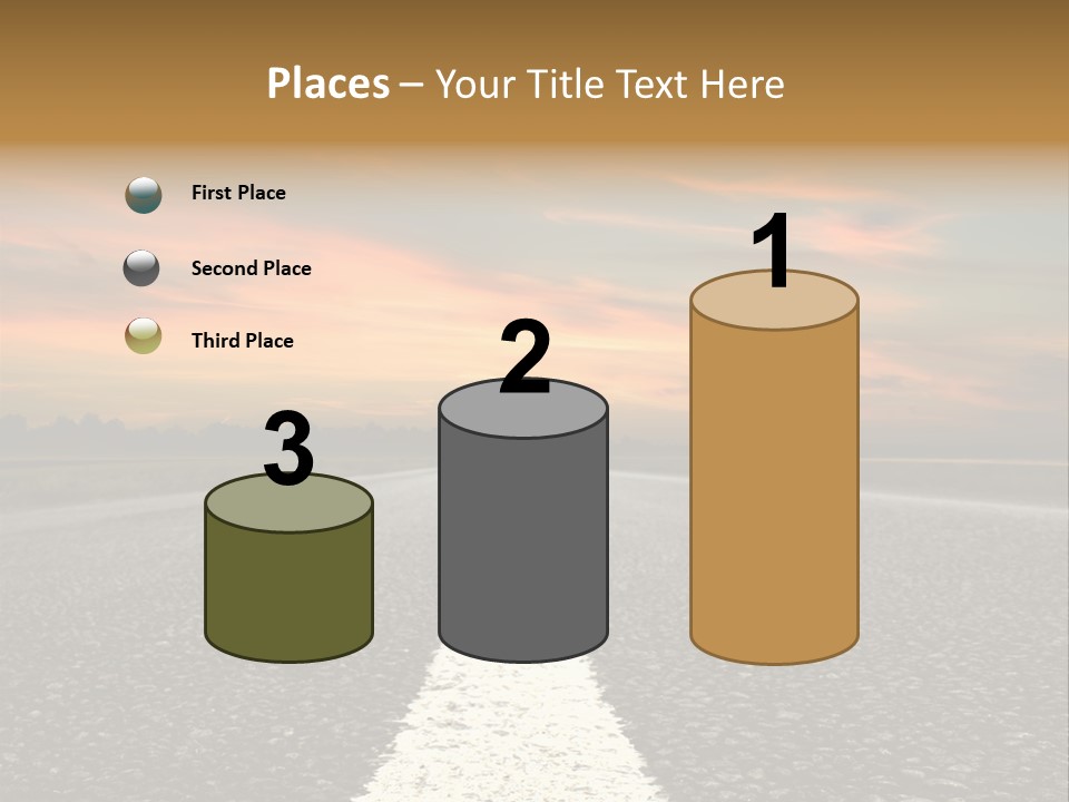 Horizontal Meadow Outdoor PowerPoint Template