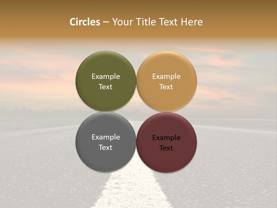 Horizontal Meadow Outdoor PowerPoint Template