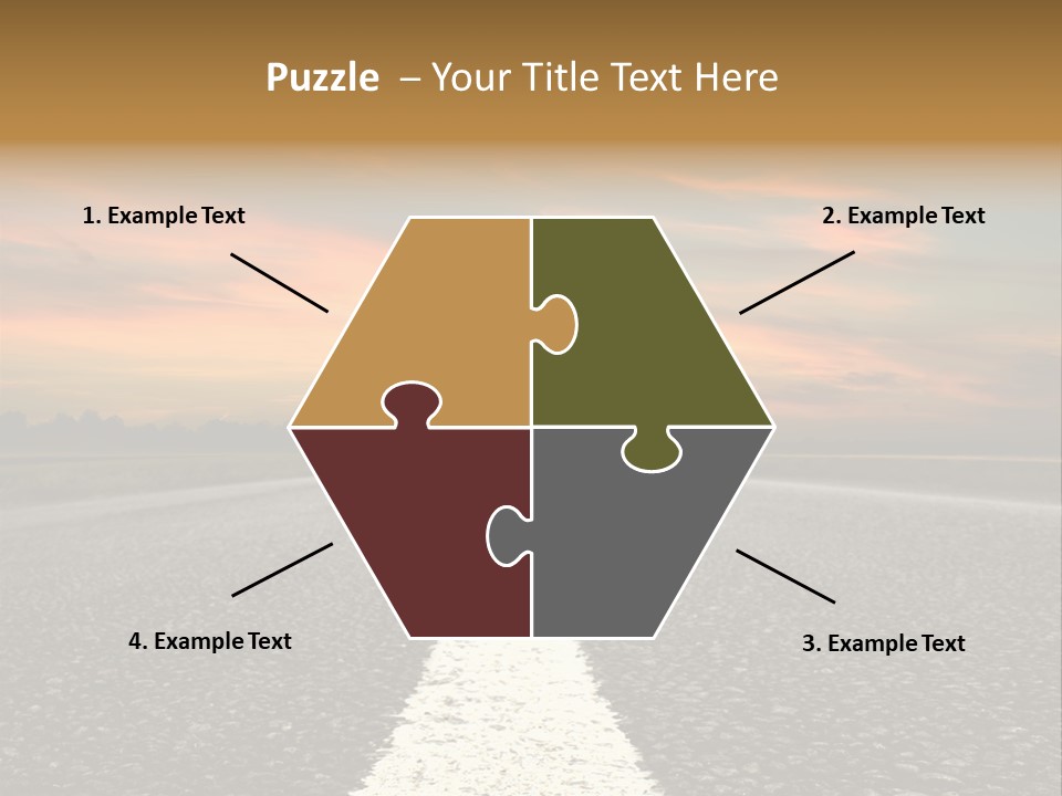 Horizontal Meadow Outdoor PowerPoint Template