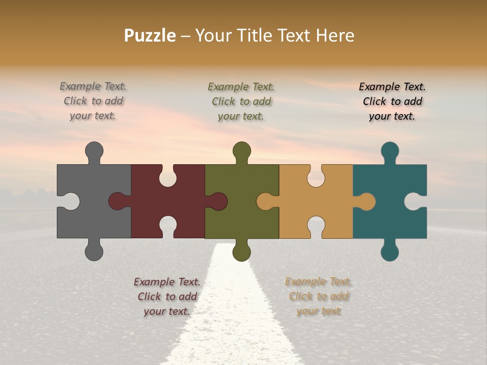 Horizontal Meadow Outdoor PowerPoint Template