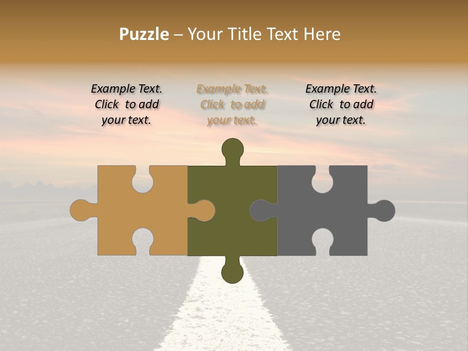 Horizontal Meadow Outdoor PowerPoint Template