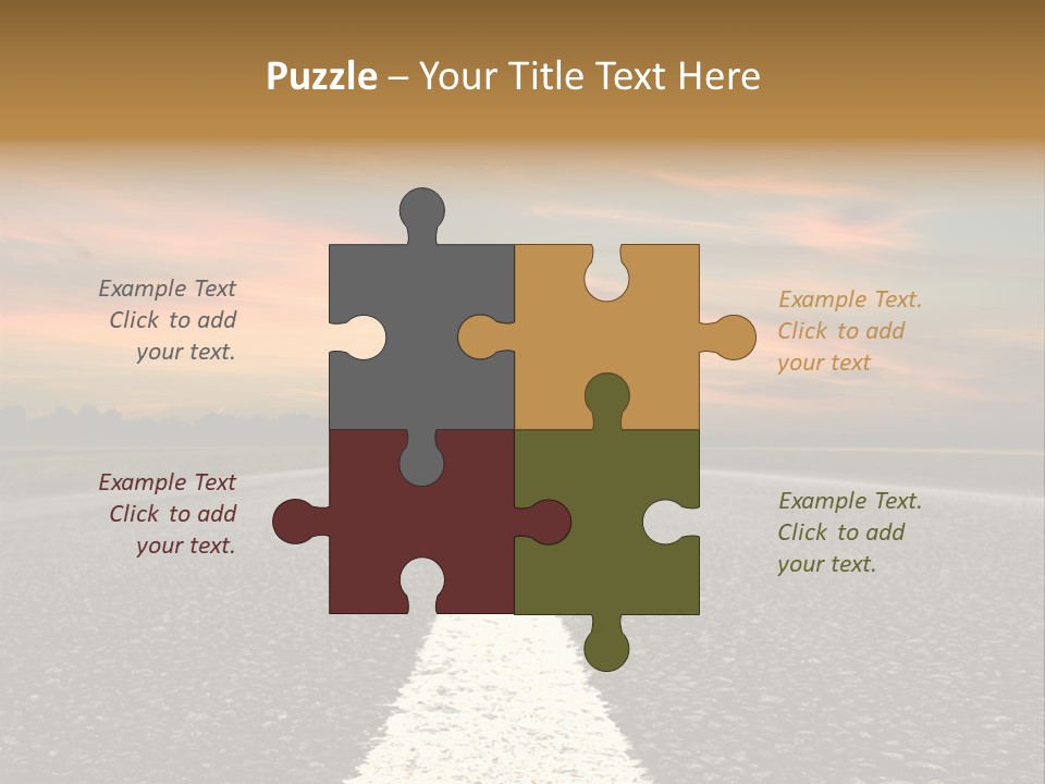 Horizontal Meadow Outdoor PowerPoint Template