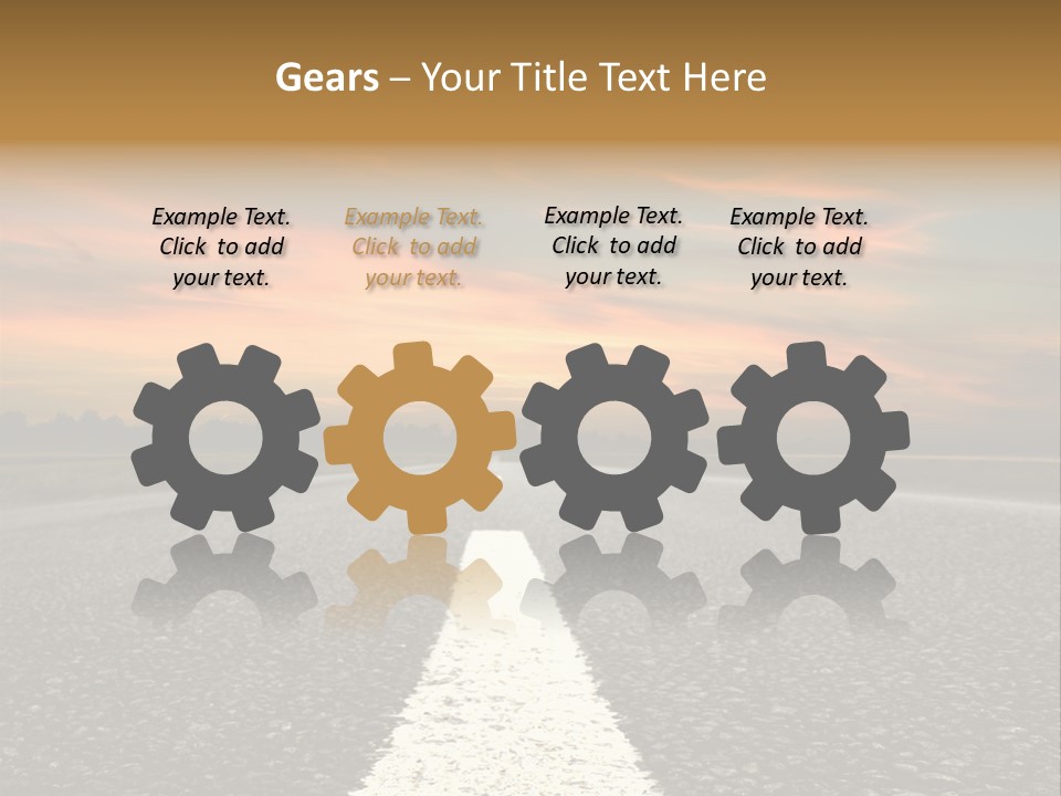 Horizontal Meadow Outdoor PowerPoint Template