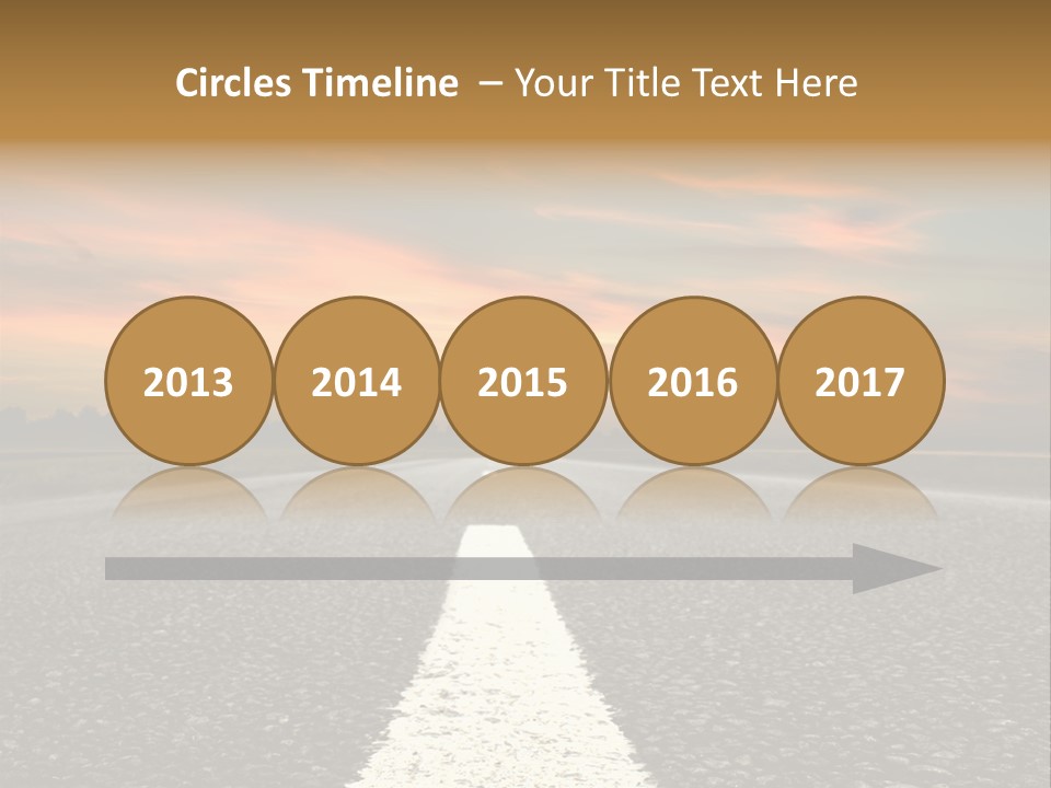 Horizontal Meadow Outdoor PowerPoint Template