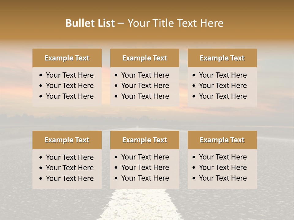 Horizontal Meadow Outdoor PowerPoint Template