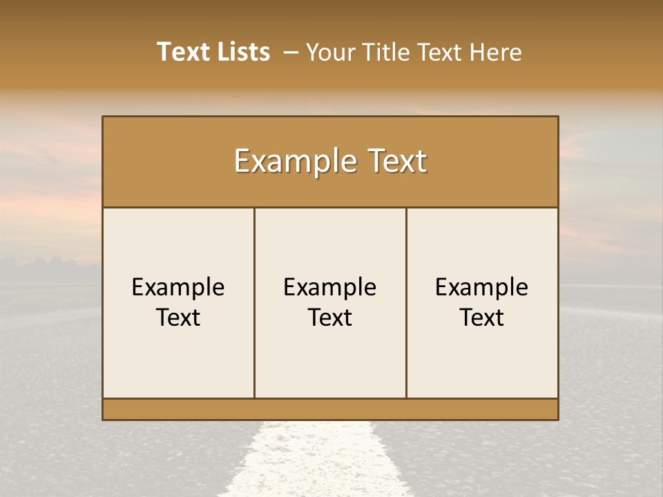 Horizontal Meadow Outdoor PowerPoint Template