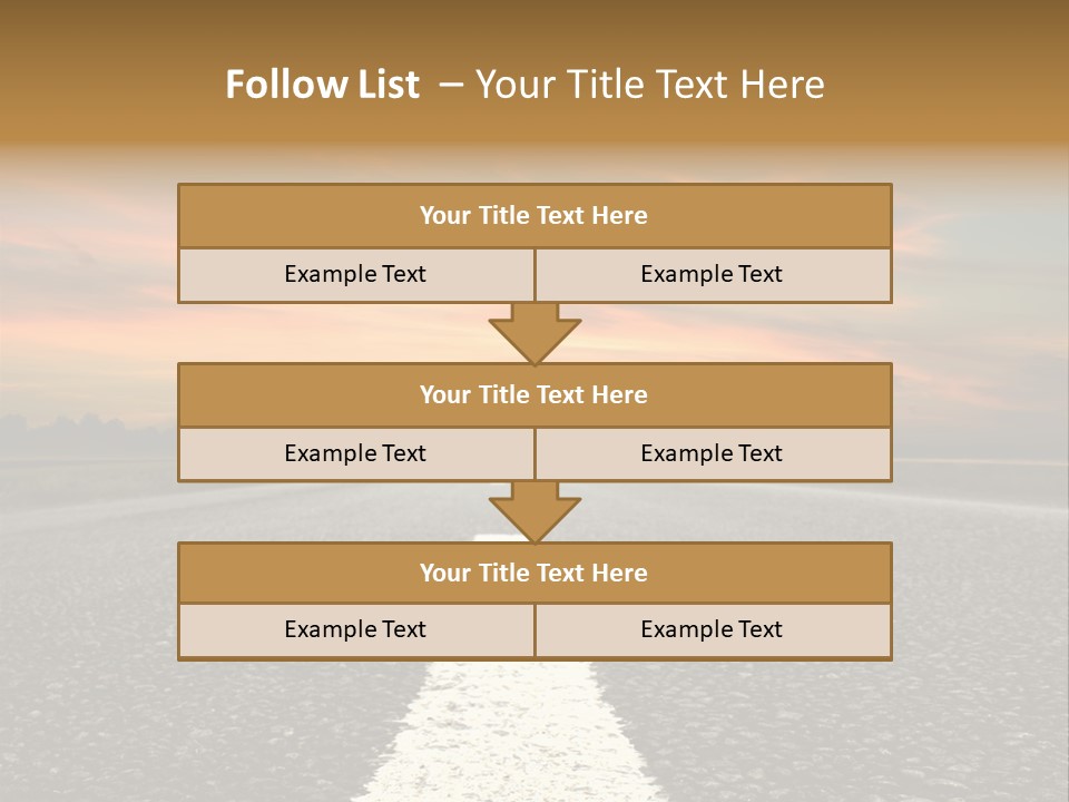 Horizontal Meadow Outdoor PowerPoint Template