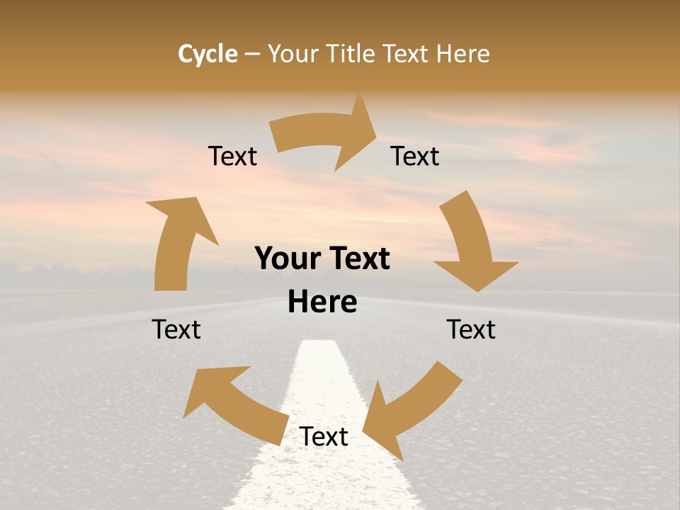 Horizontal Meadow Outdoor PowerPoint Template